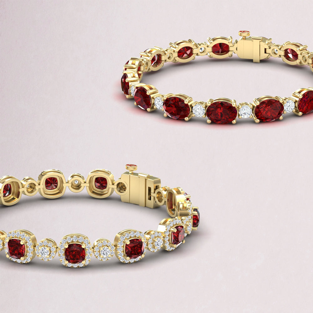 Ruby Bracelets