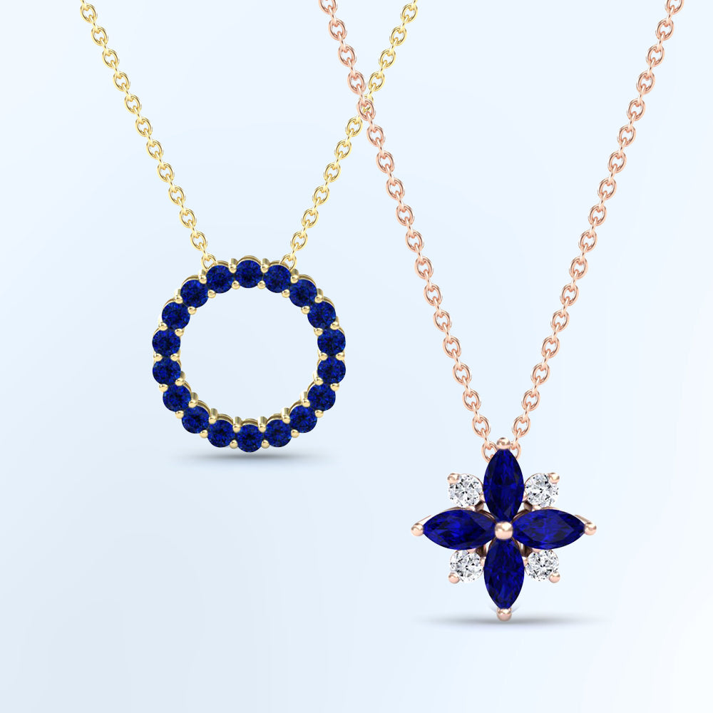 Sapphire Necklaces