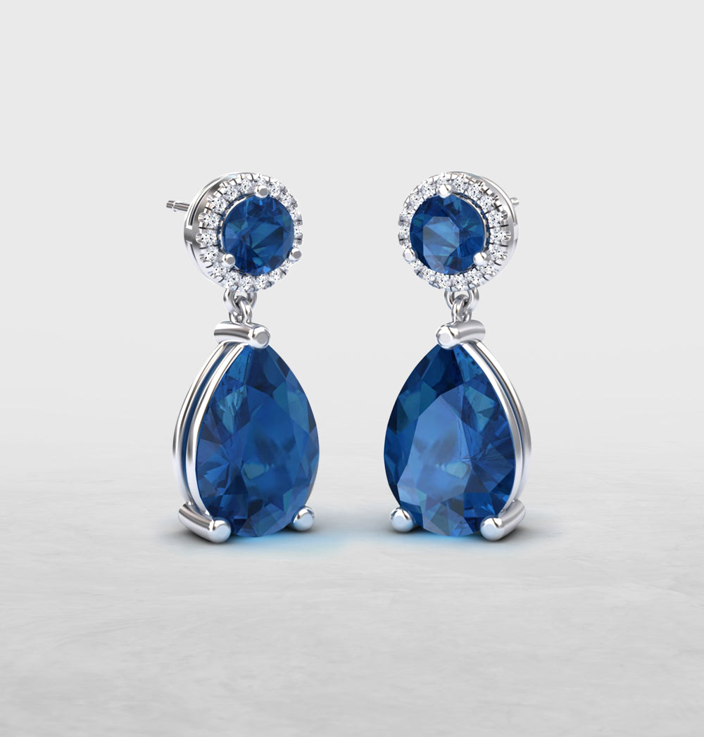Topaz Earrings