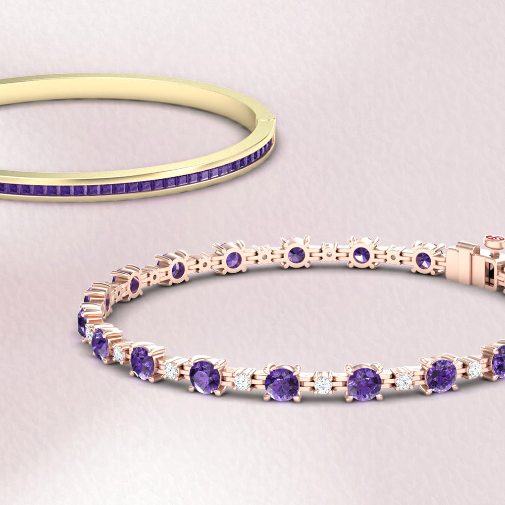 Amethyst Bracelets