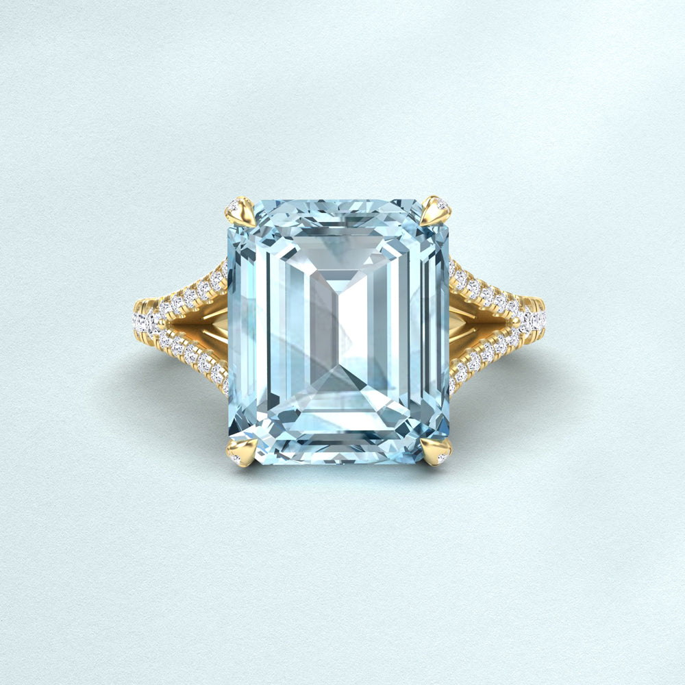 Aquamarine Rings
