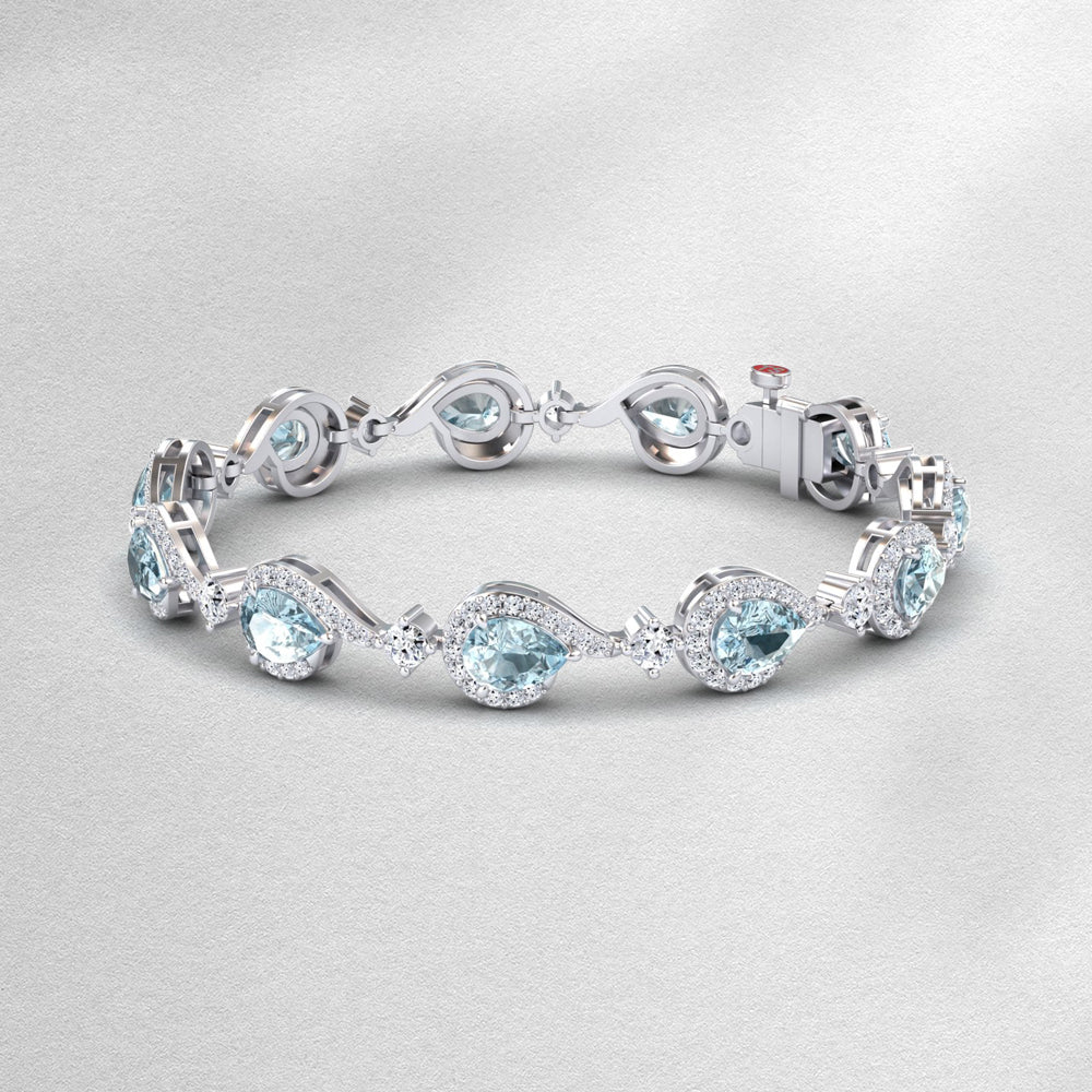 Aquamarine Bracelets