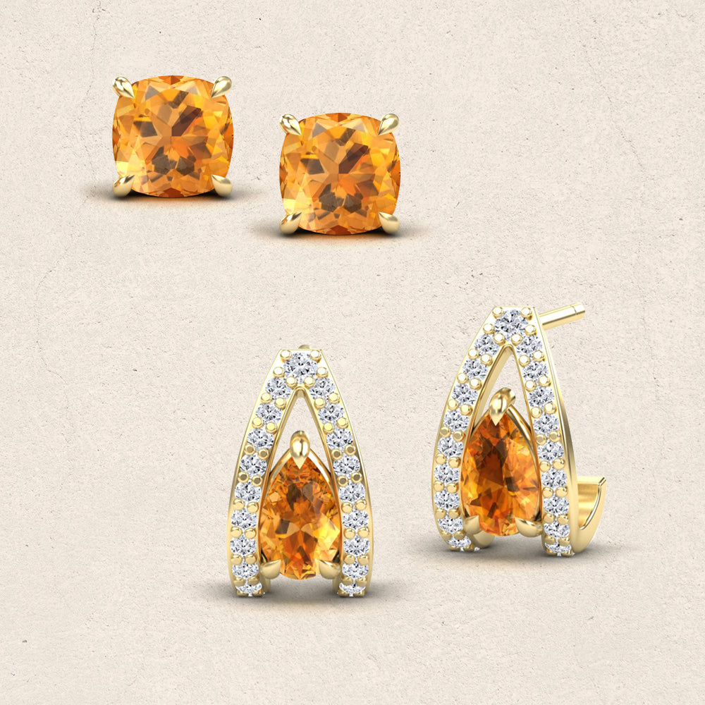 Citrine Earrings