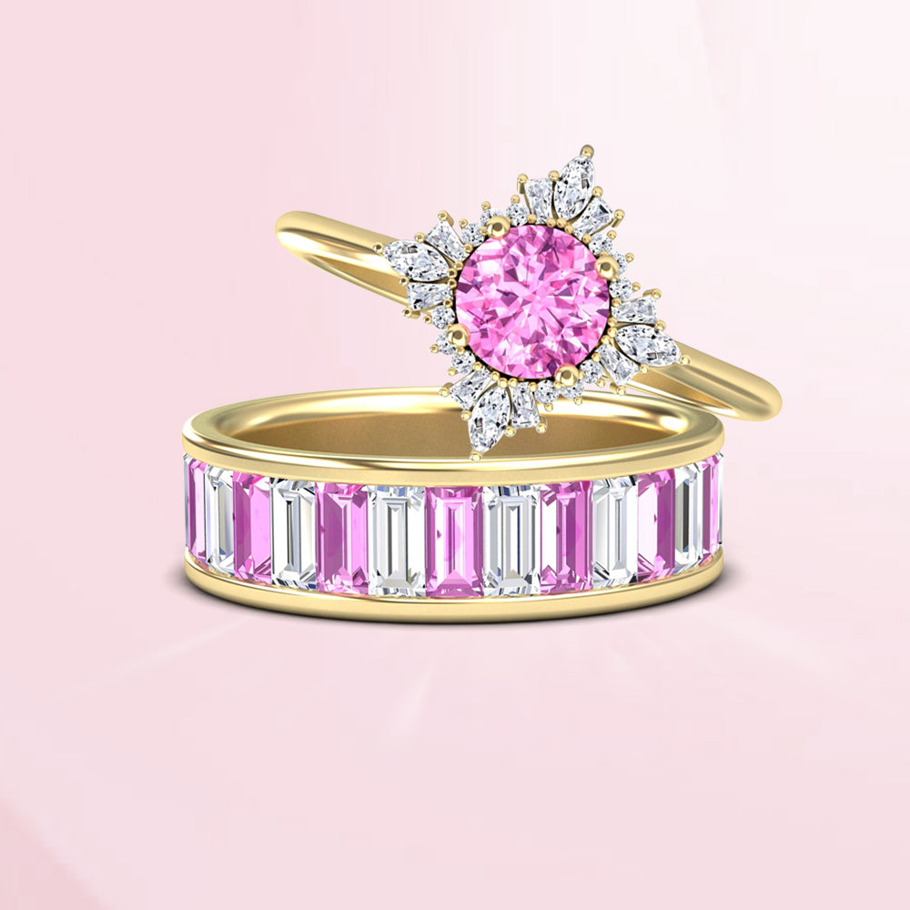 Pink Sapphire Rings