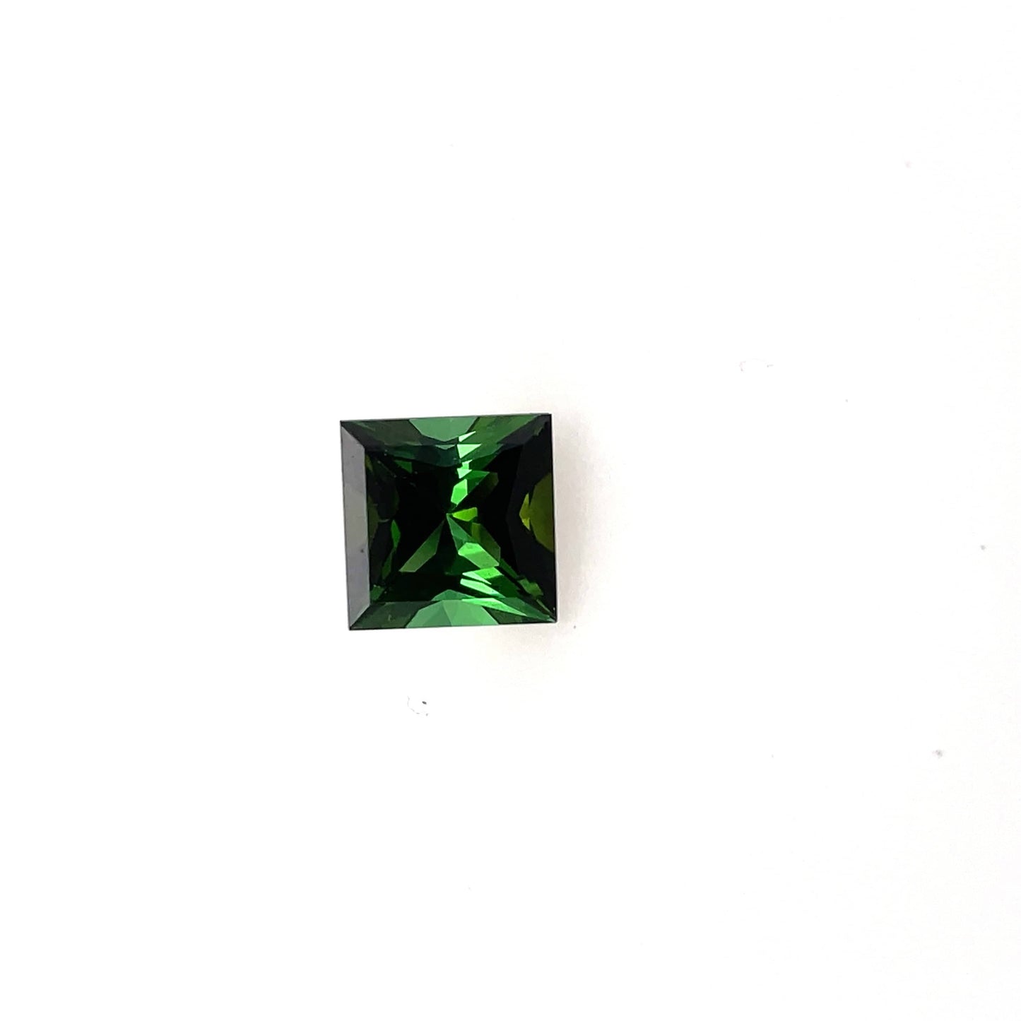 7.5mm Natural Green Tourmaline Square Princess