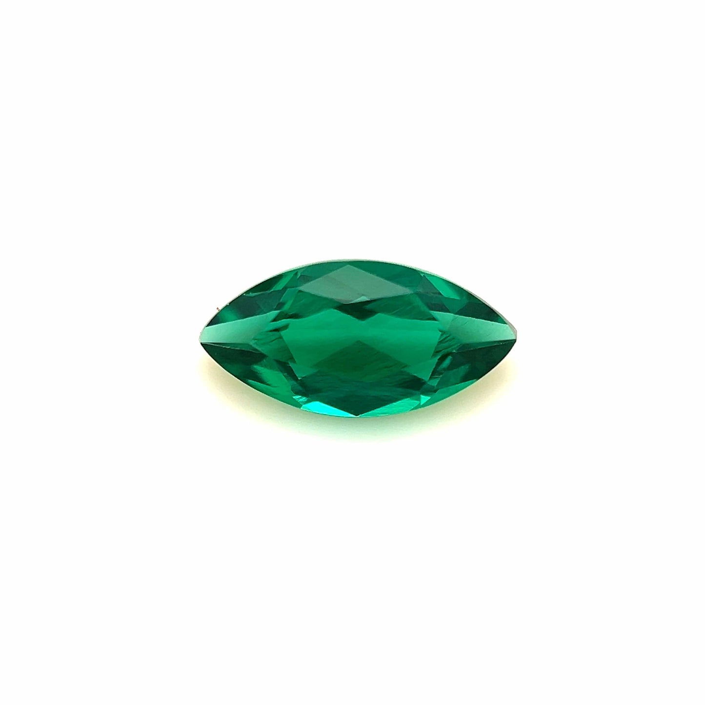 10x5 Exceptional Marquise Color Lab Created Emerald
