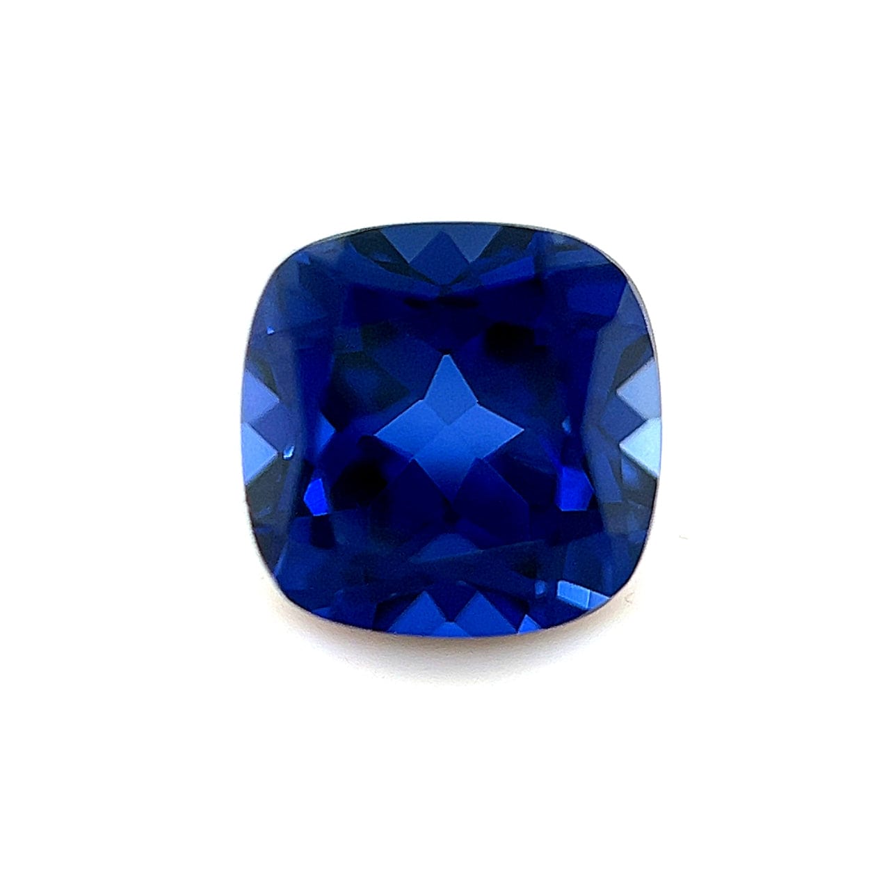 7mm Exceptional Cushion Lab Created Blue Sapphire