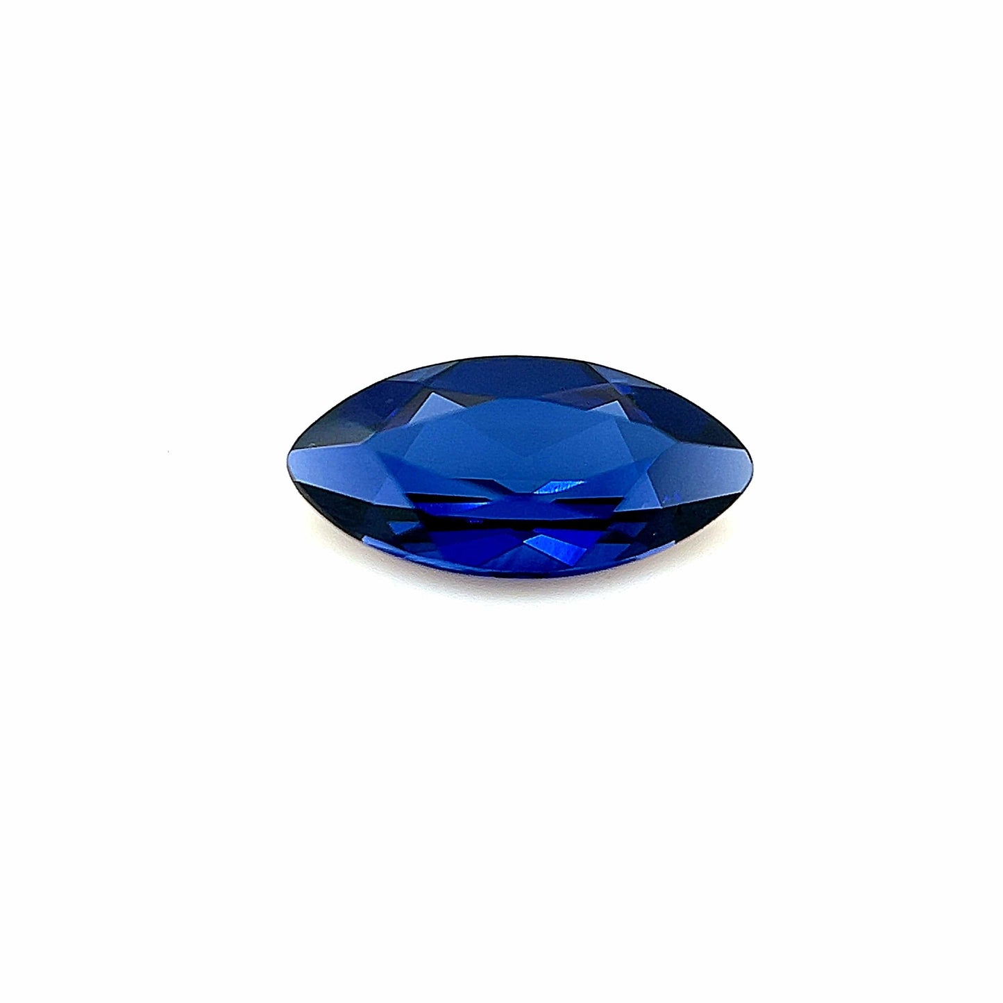 8x4 Exceptional Marquise Created Blue Sapphire
