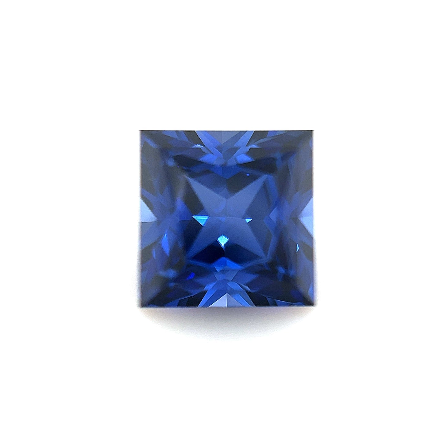 7mm Exceptional Square Princess Lab Created Blue Sapphire