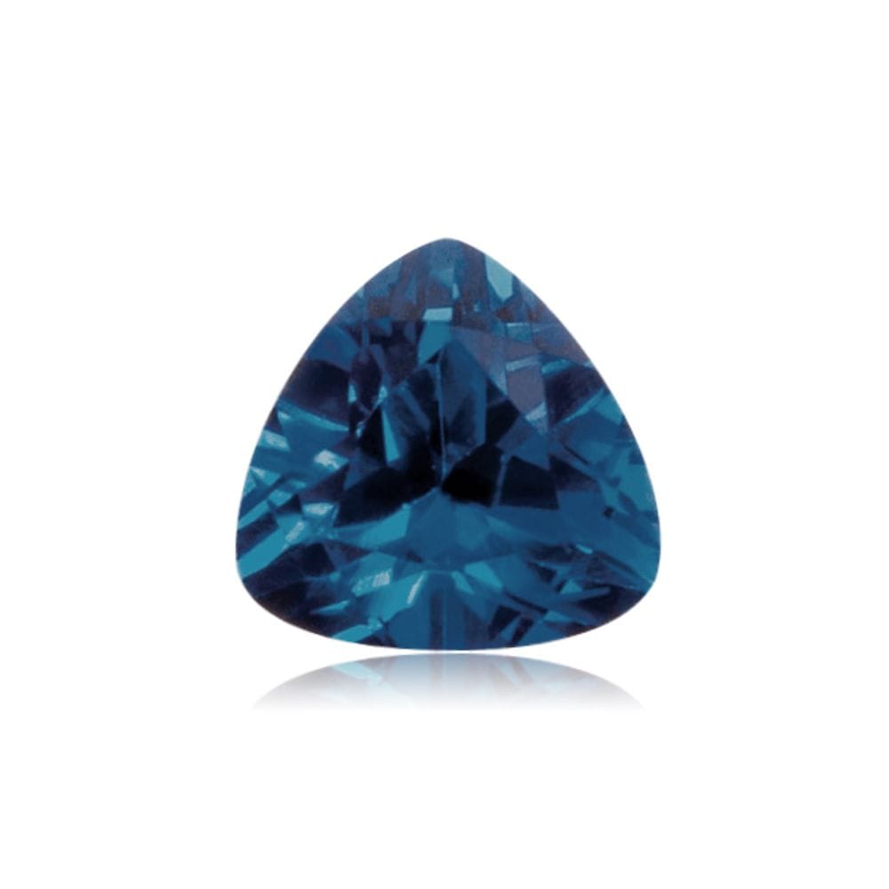 8mm Exceptional Pear Trillion Created Blue Sapphire