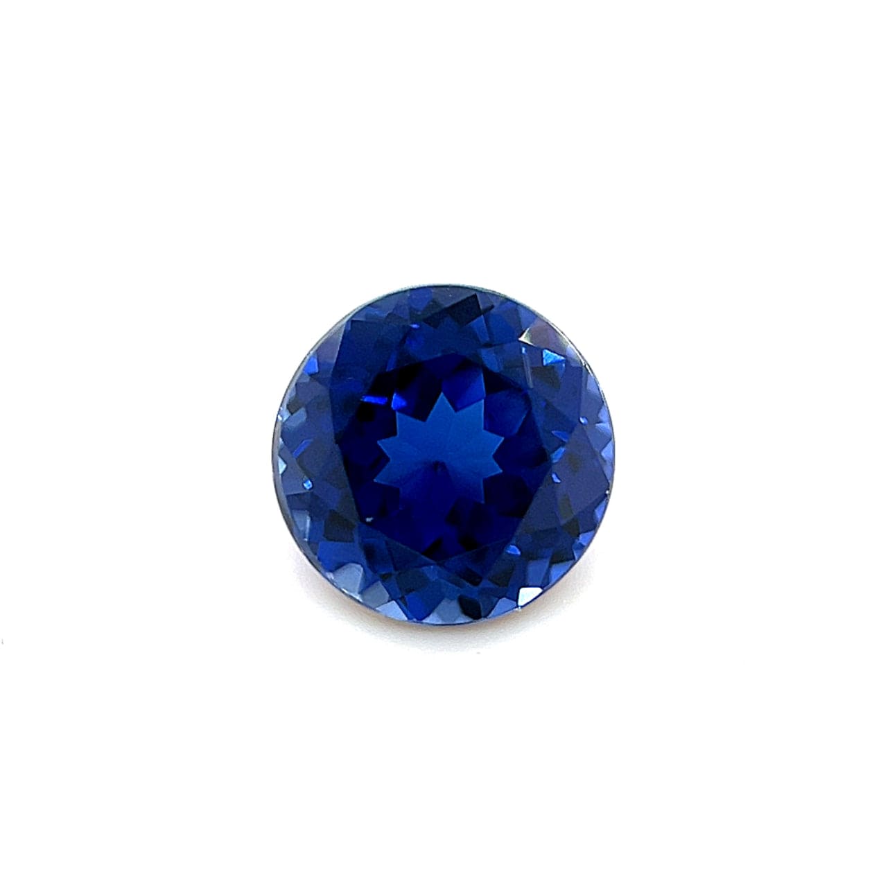 8mm Exceptional Round Lab Created Blue Sapphire