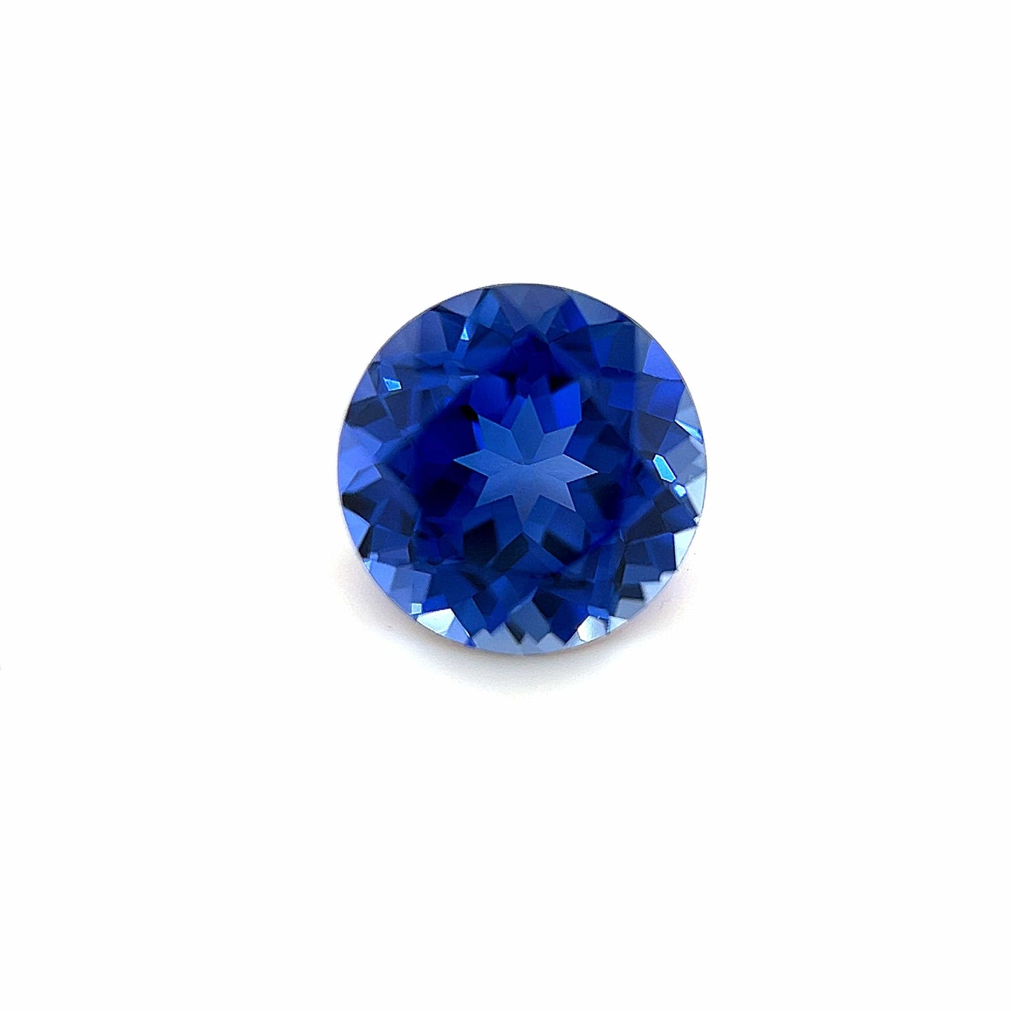 7.5mm Exceptional Round Lab Created Blue Sapphire