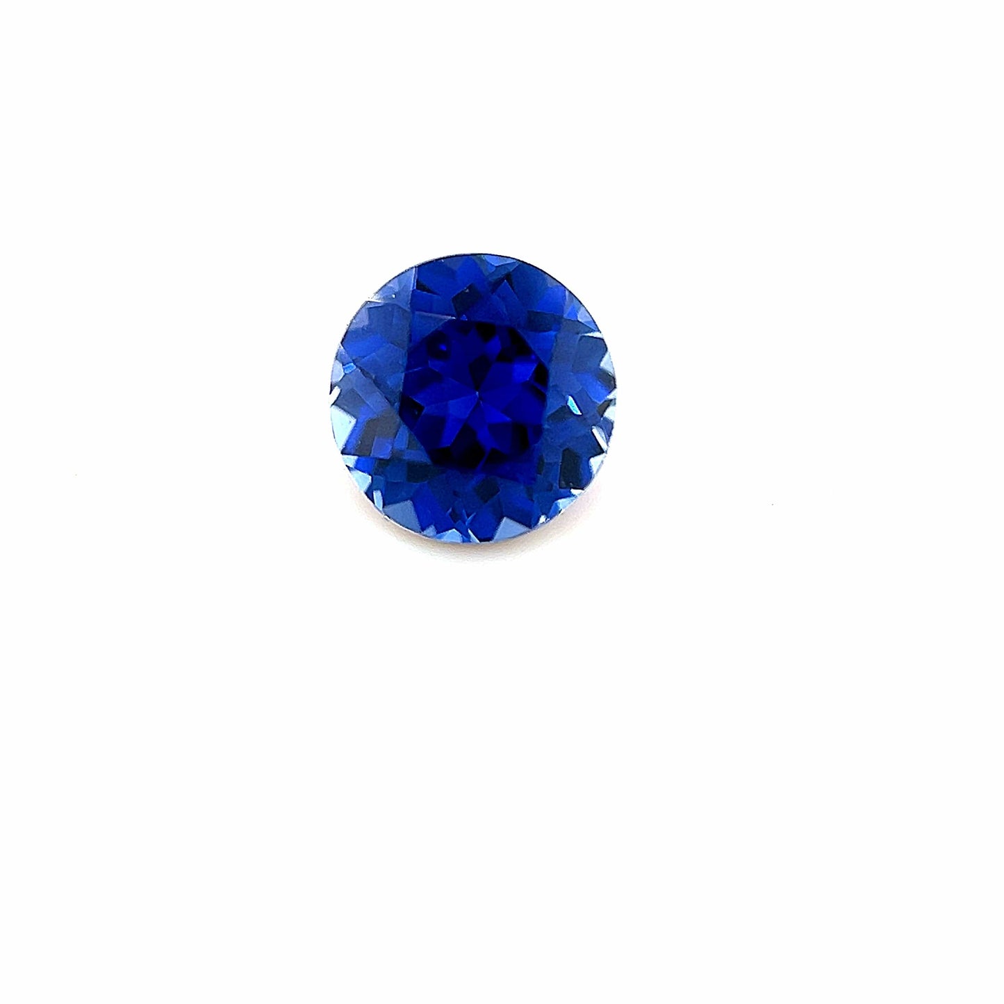 6mm Exceptional Round Lab Created Blue Sapphire