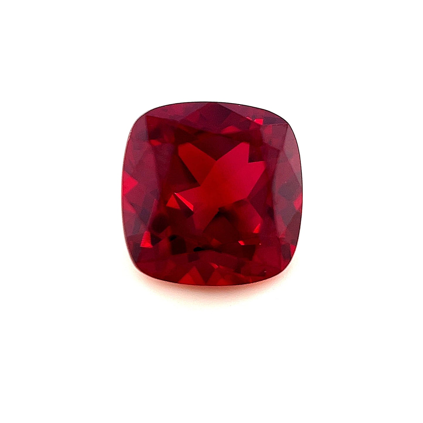 8mm Exceptional Cushion Lab Created Ruby
