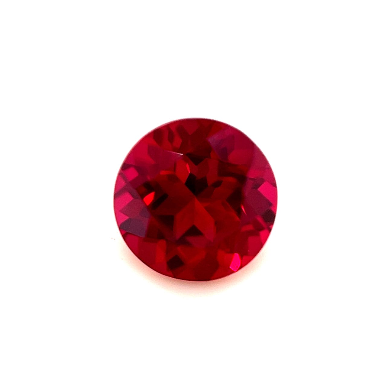 6.5mm Exceptional Round Lab Created Ruby