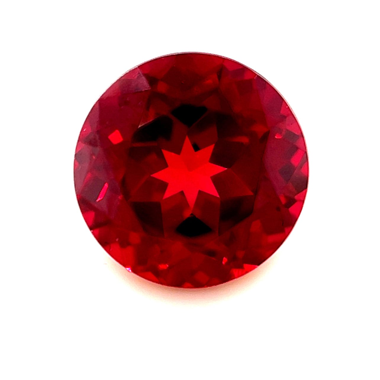 8.5mm Exceptional Round Lab Created Ruby