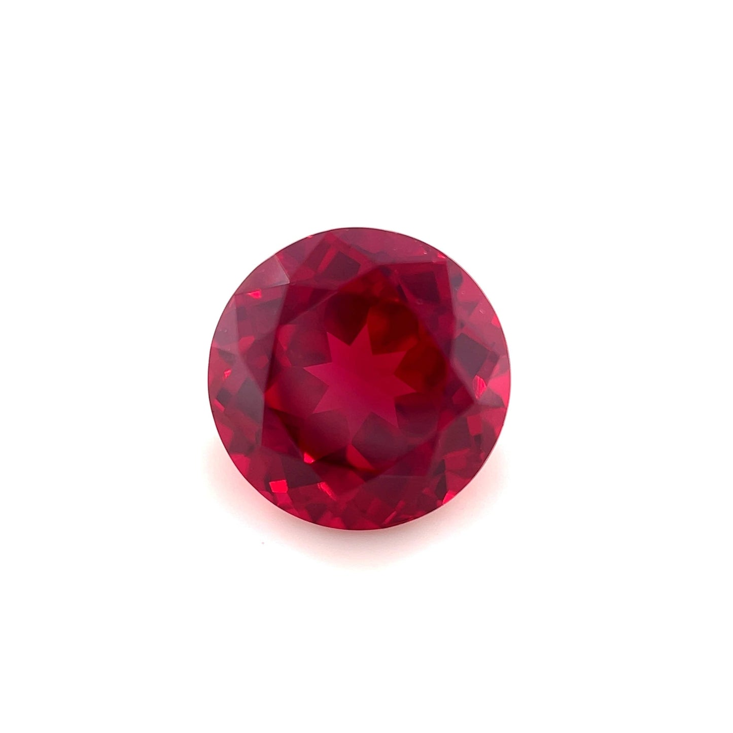 9mm Exceptional Round Lab Created Ruby