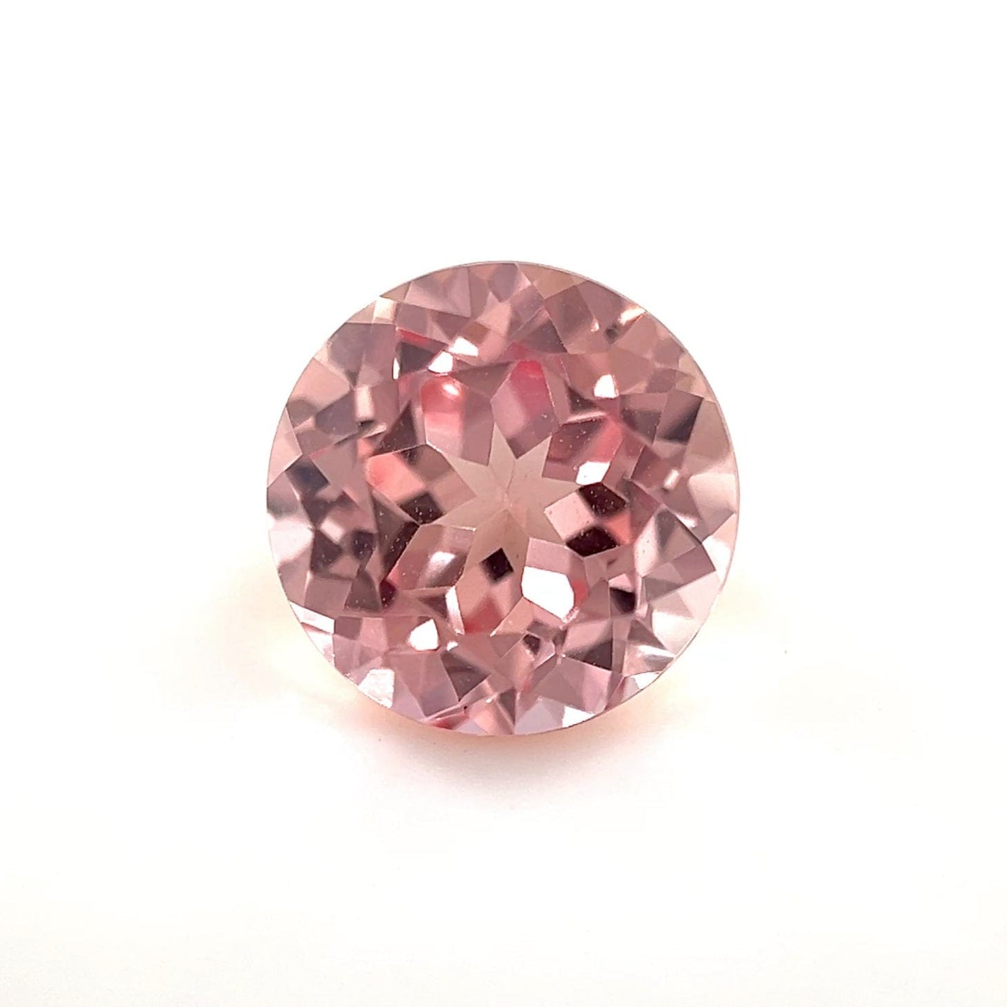 9mm Premium Round Lab Created Padparadscha