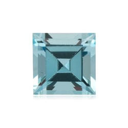 6.00-6.00 mm Premium Square Aquamarine