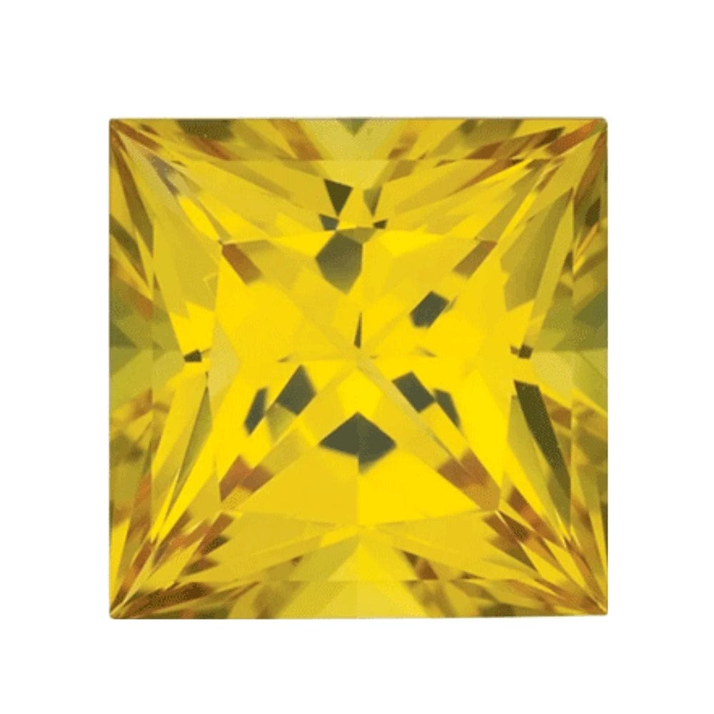 7mm Premium Lab Created Yellow Sapphire