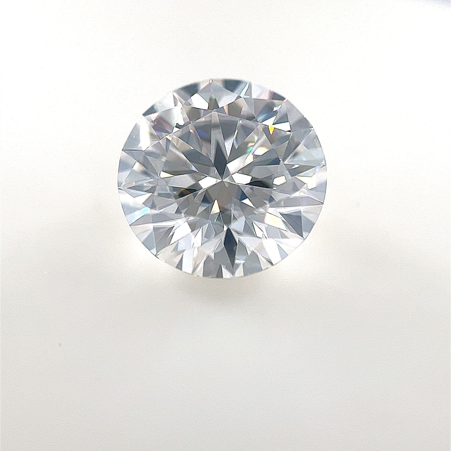 11mm  Round White Moissanite