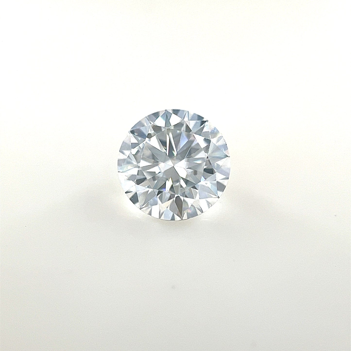 6.5mm Round White Moissanite