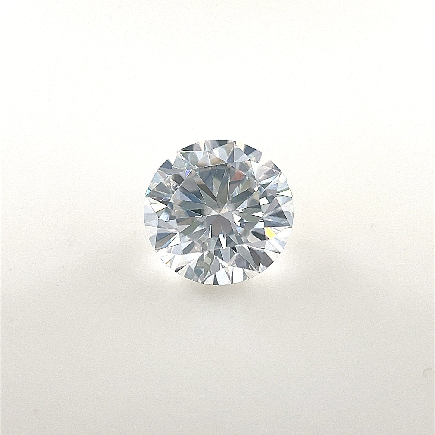 7mm Round White Moissanite