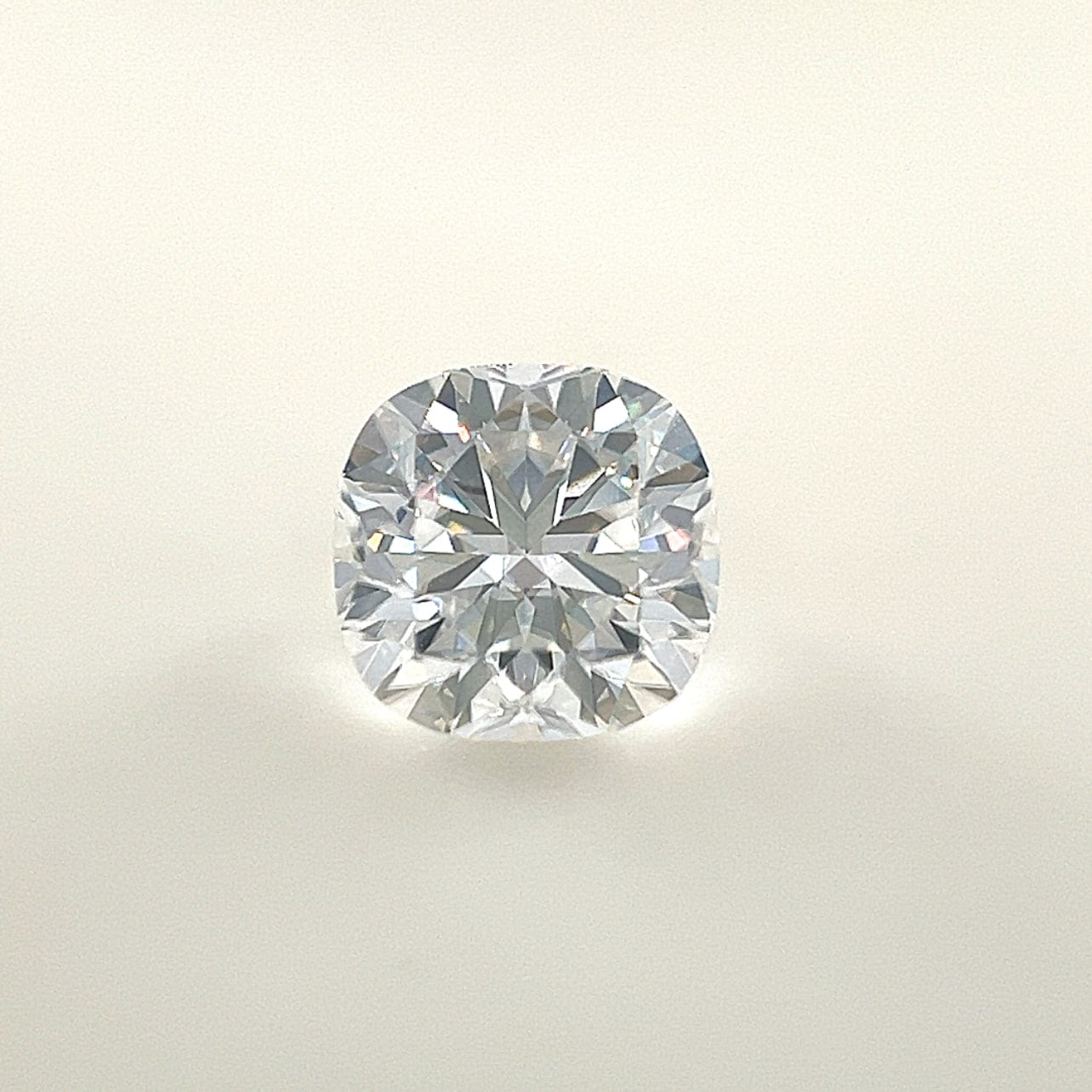 6mm Cushion White Moissanite