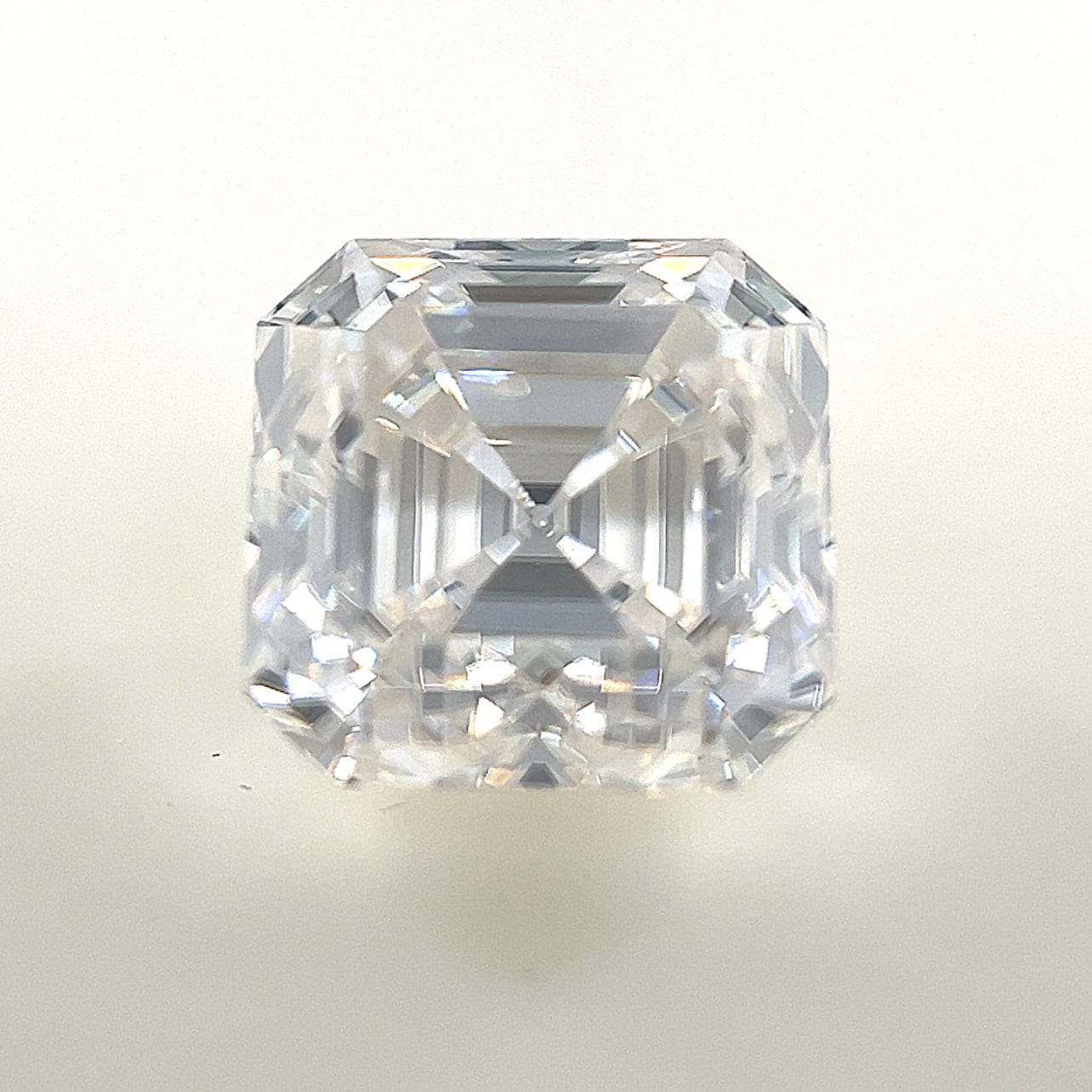 9mm Asscher White Moissanite