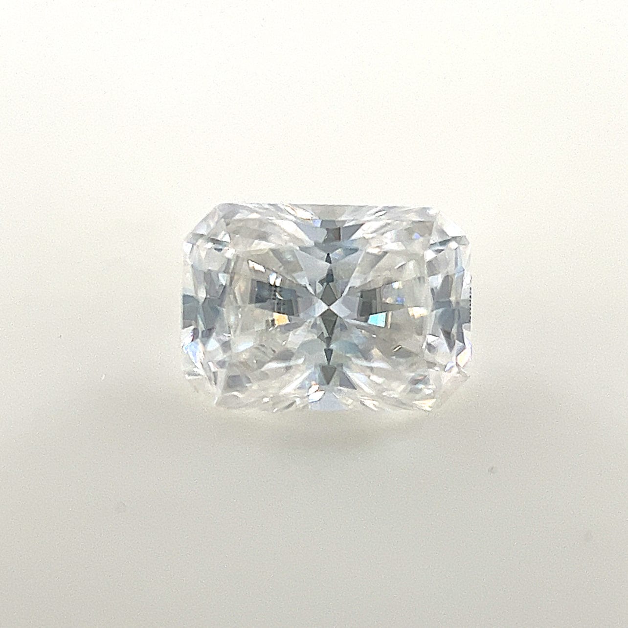 7x5 Emerald Radiant White Moissanite