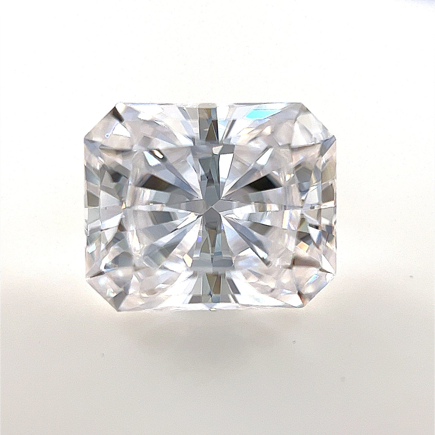 11x9 Emerald Radiant White Moissanite