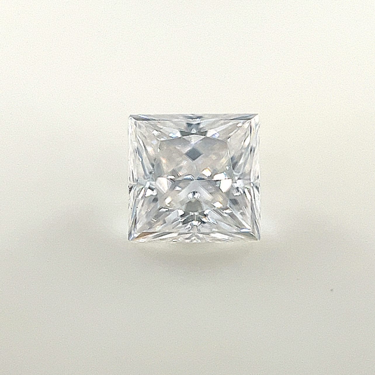 5.5mm Square Princess White Moissanite