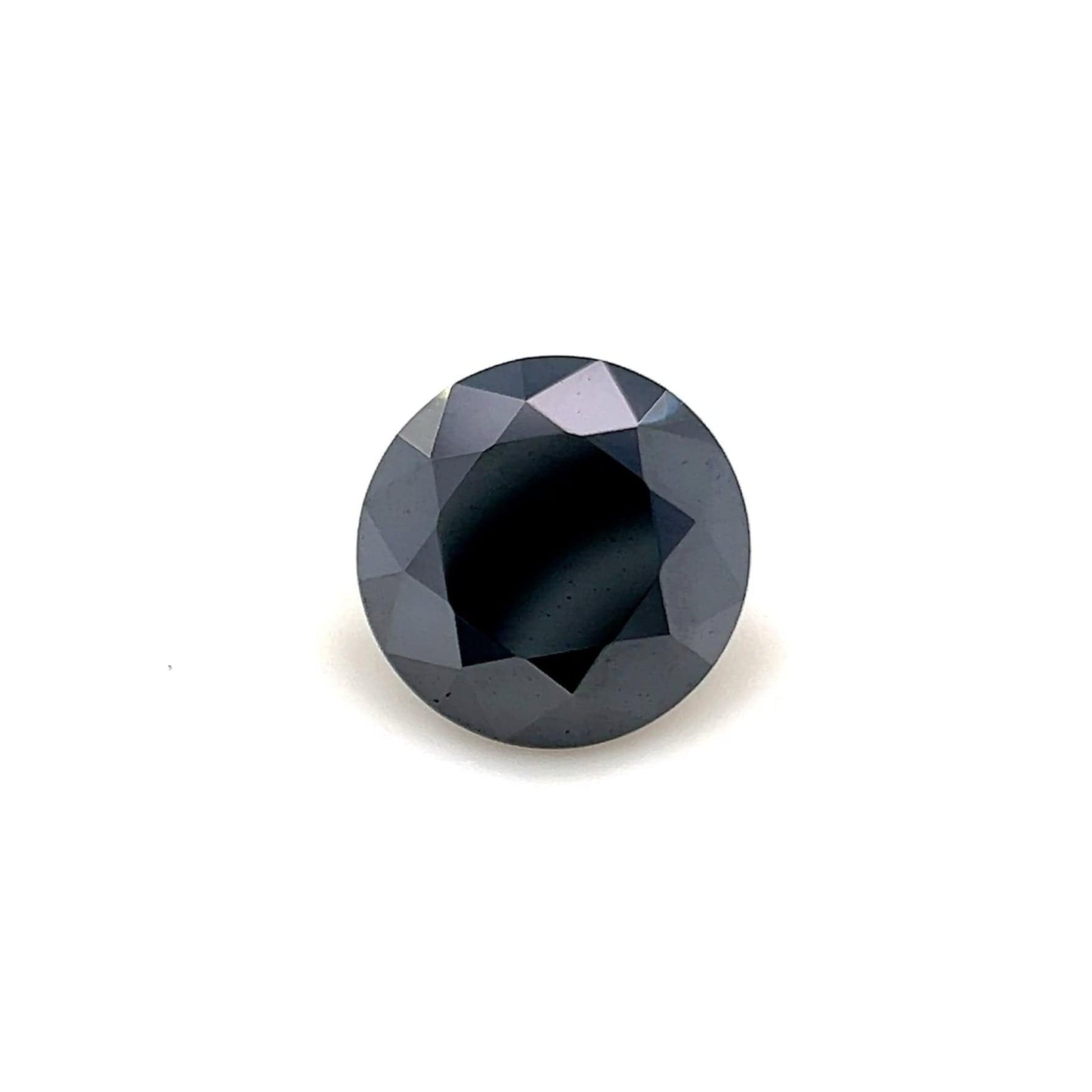 7mm Round Black Moissanite