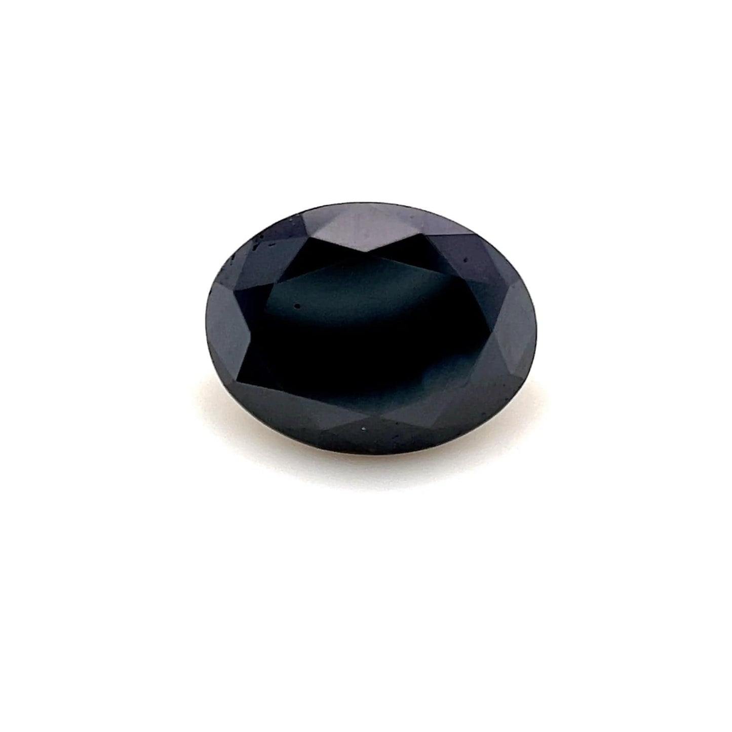 8.0x6.0 Oval Black Moissanite