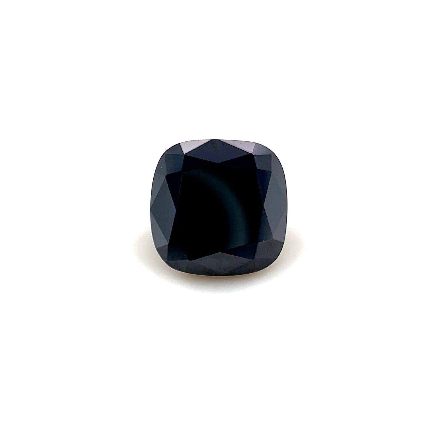 7mm Cushion Black Moissanite