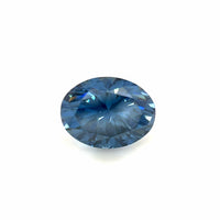 8.0x6.0 Oval Blue Moissanite