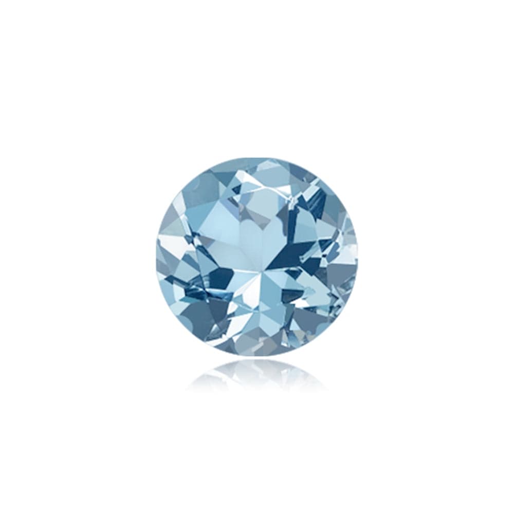 9mm Round Aquamarine