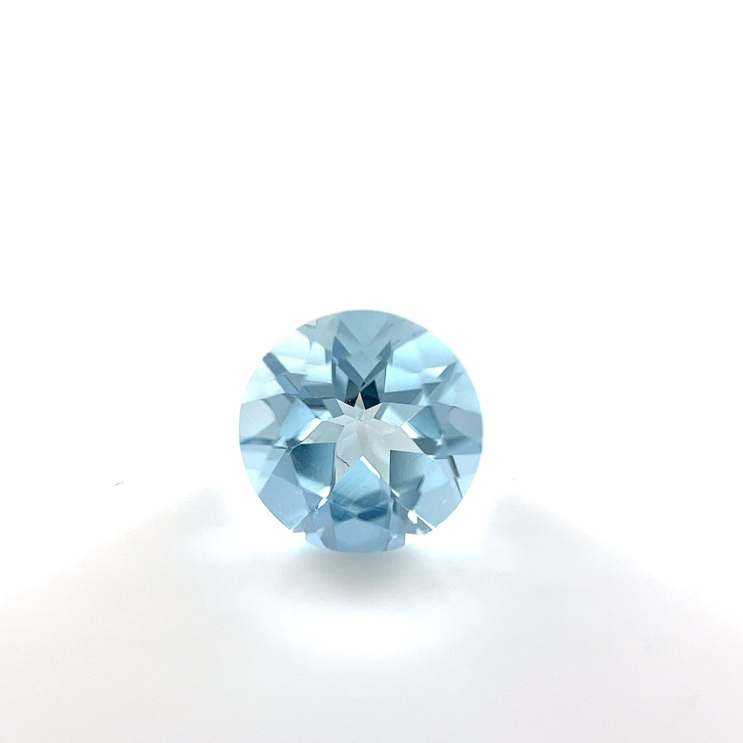 7mm Round Aquamarine