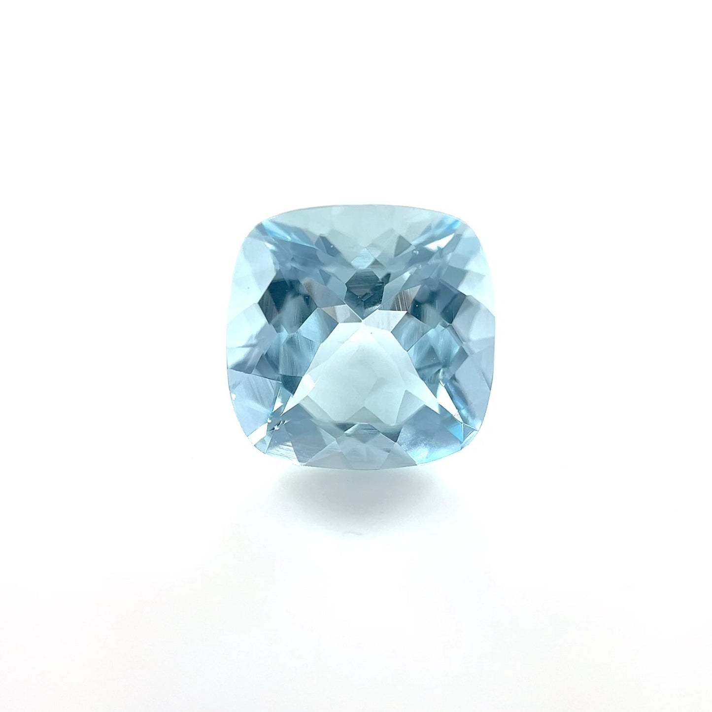 10mm Cushion Aquamarine