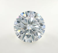 13mm Round White Moissanite
