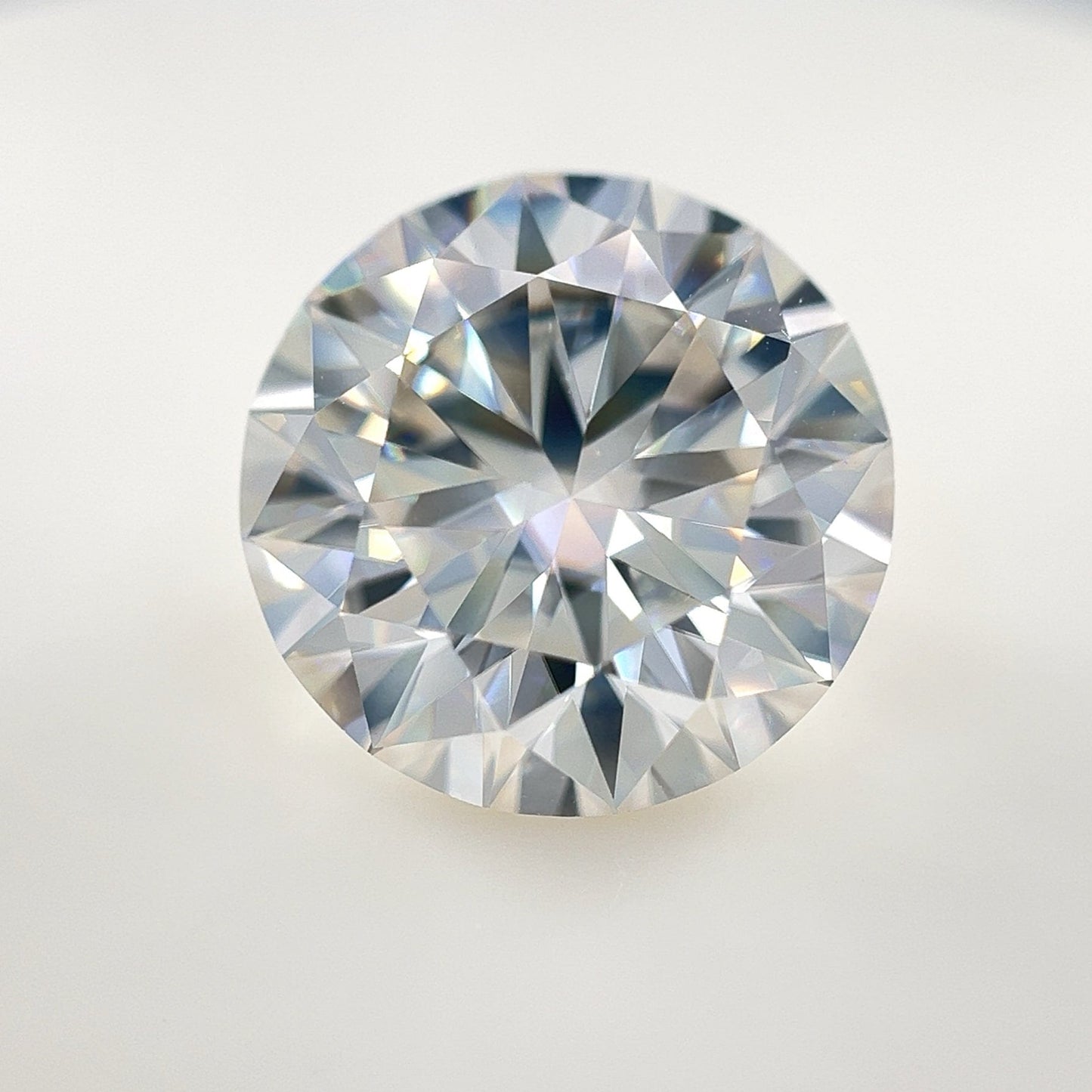 14mm Round White Moissanite