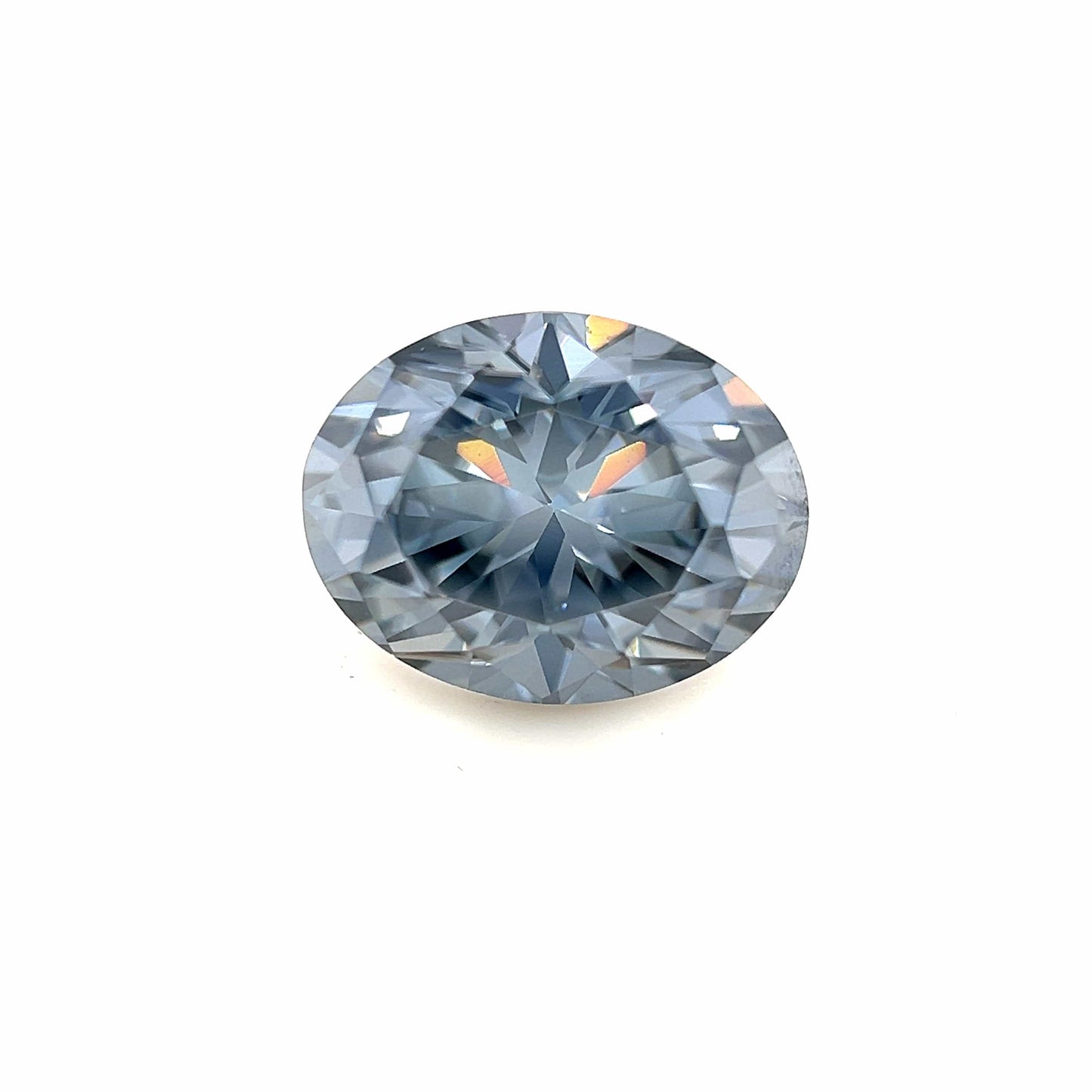 9.0x7.0 Oval Gray Moissanite