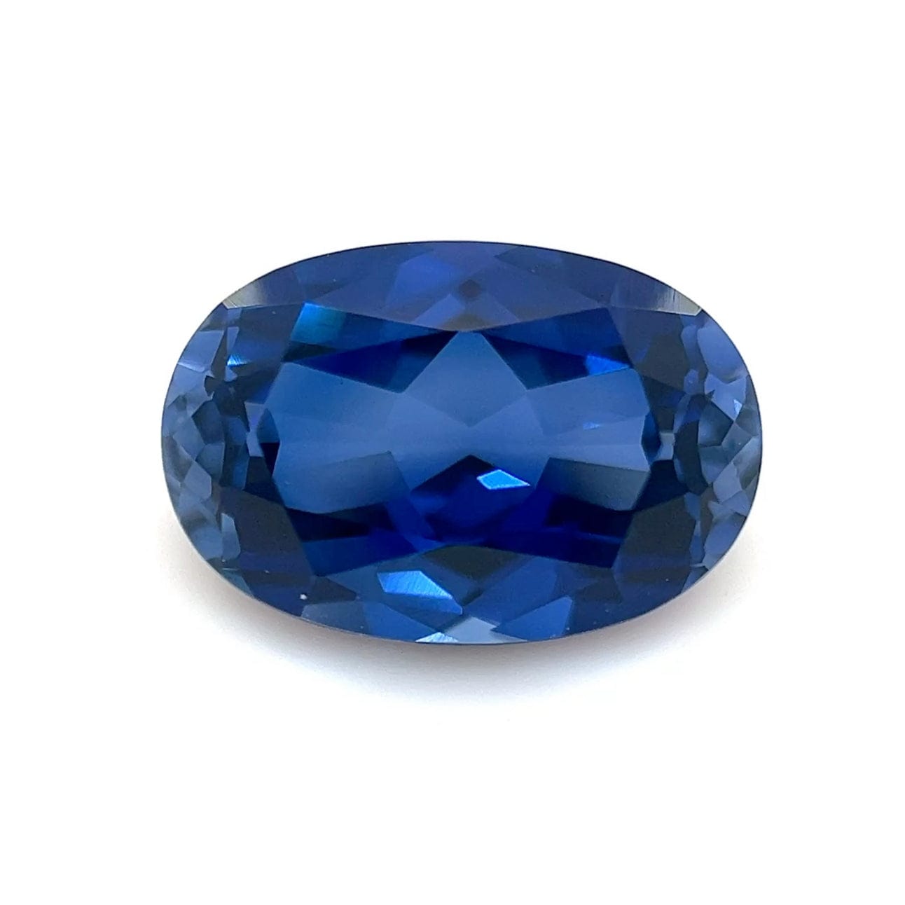 12.0x8.0 Exceptional Oval Lab Created Blue Sapphire