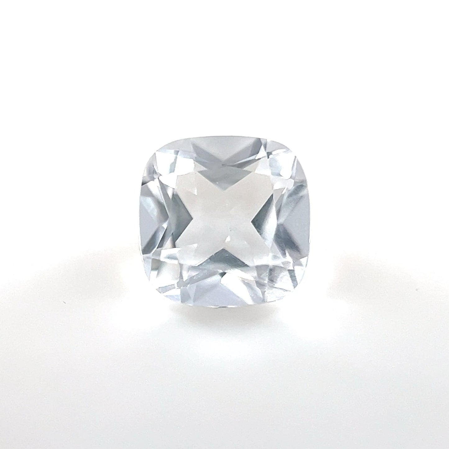 7mm Cushion White Topaz