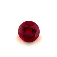8mm Exceptional Round Step Lab Created Ruby