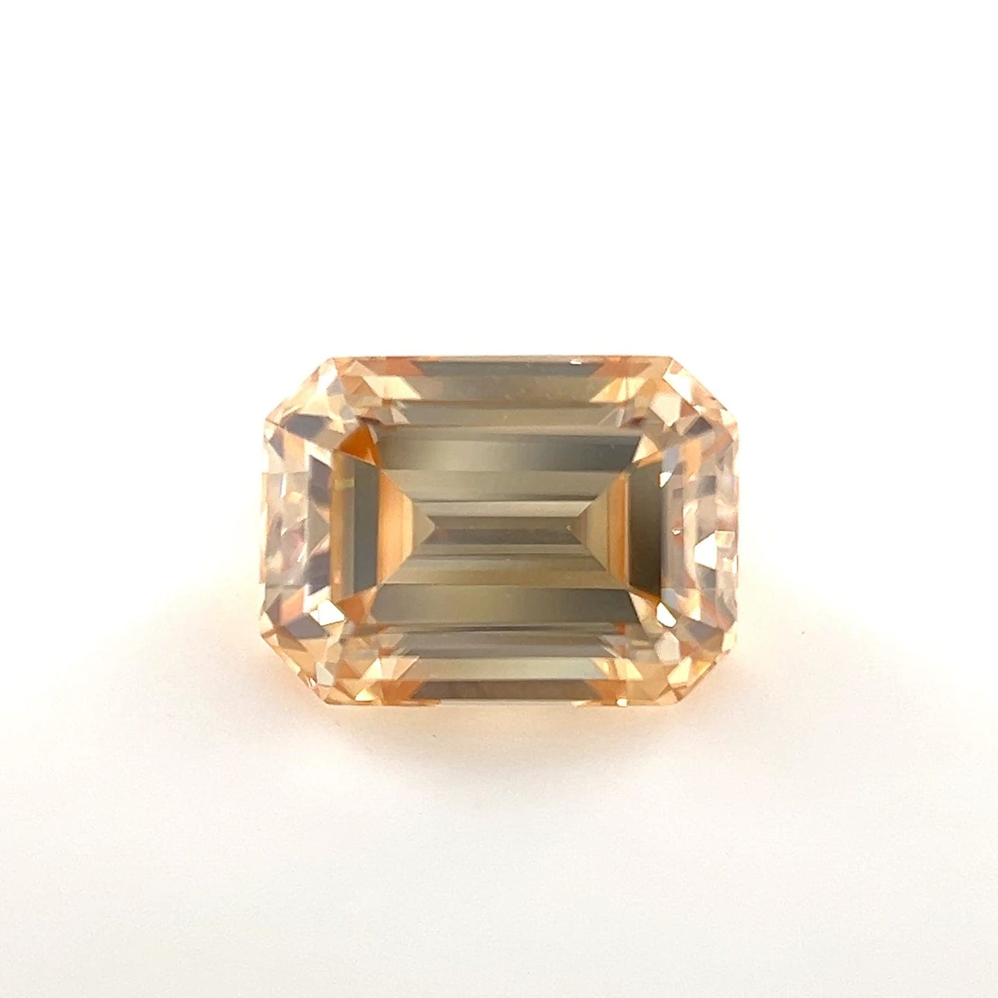 8.0x6.0 Premium Emerald Brown Moissanite