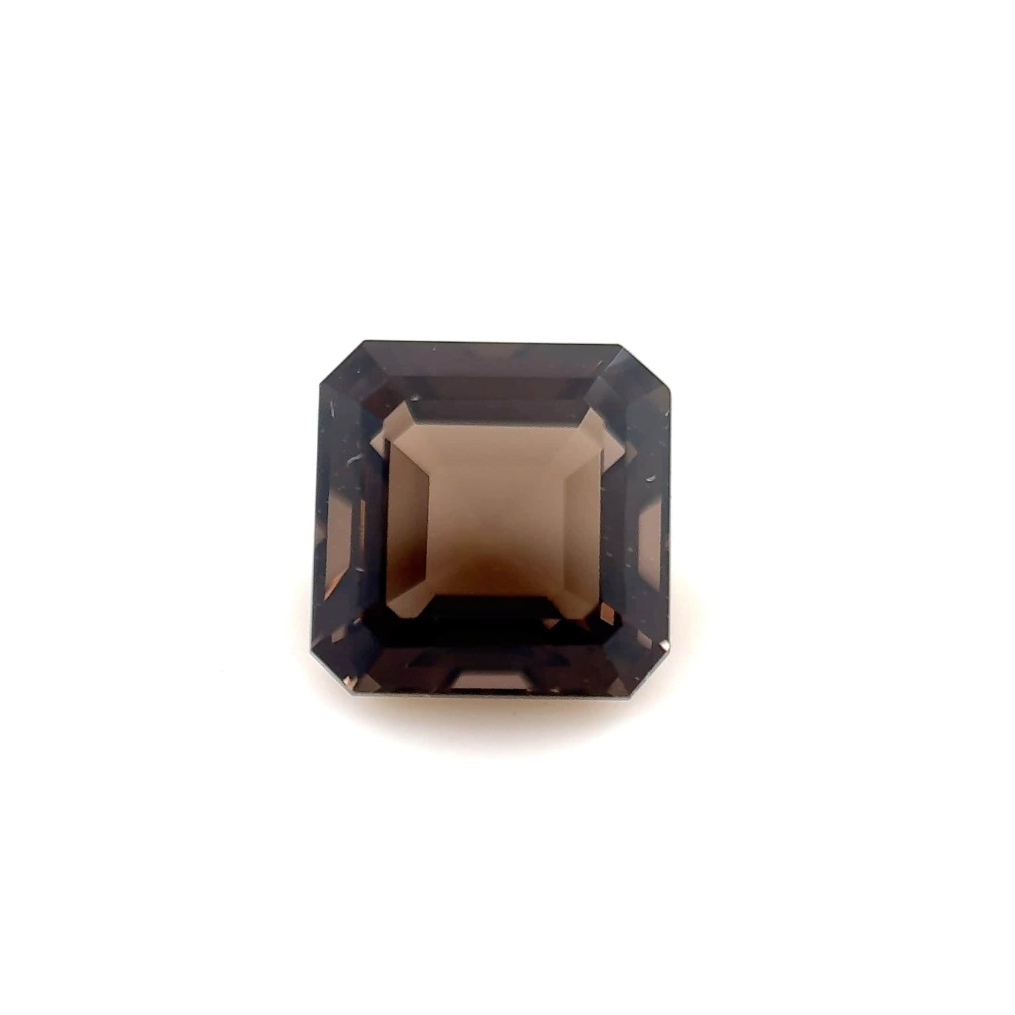 8mm Premium Asscher Smoky Quartz