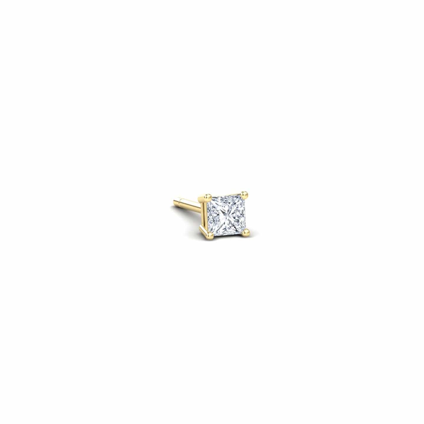 Natural Diamond 2.8mm Single Stud Earrings - 4 Prong - Carina