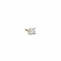 Natural Diamond Single Stud Earrings - 4 Prong - Carina