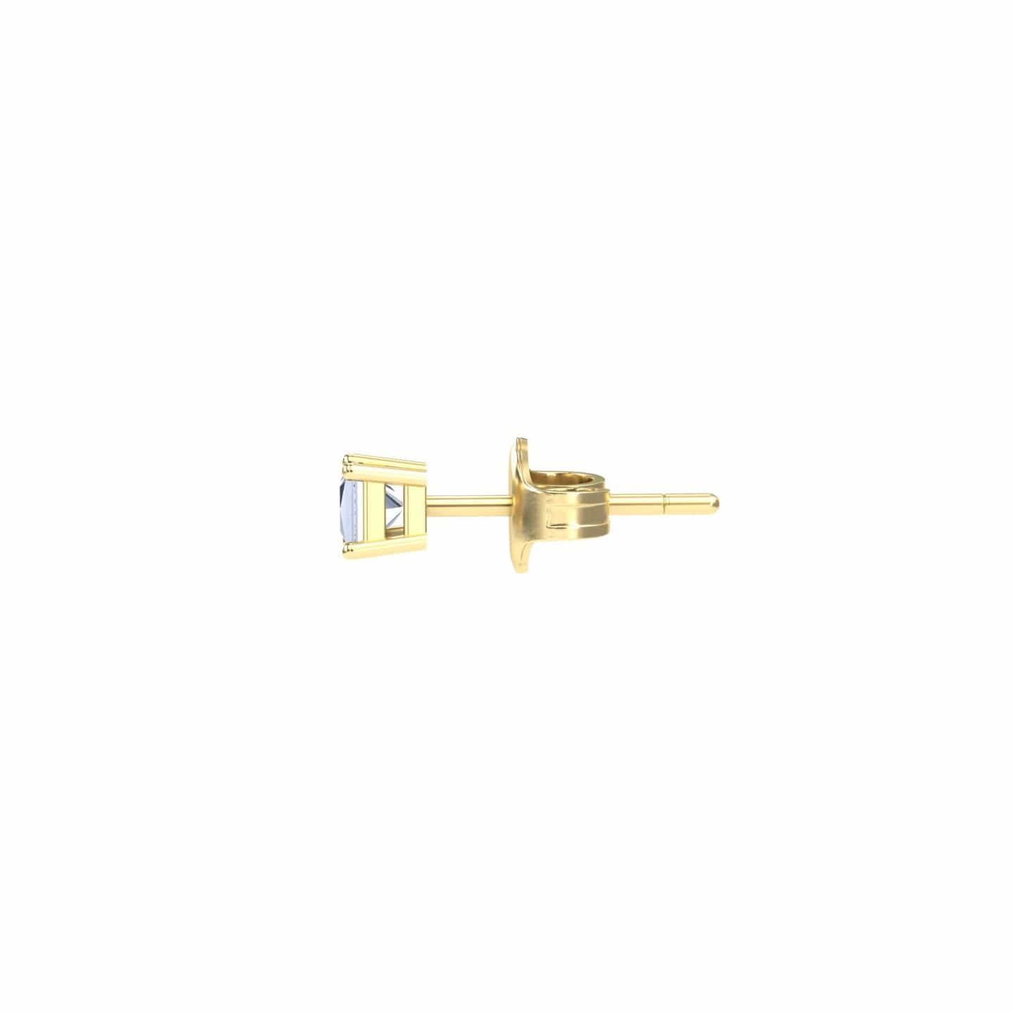 Natural Diamond 2.8mm Single Stud Earrings - 4 Prong - Carina